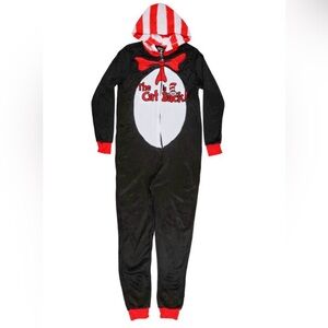 Dr. Seuss the cat in the Hat Pajama Onesie NEW